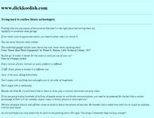 Tablet Screenshot of dickkoolish.com